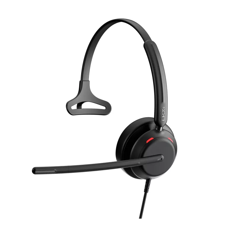 Epos IMPACT 730T, Mono-Headset, kabelgebunden, MS Teams-zertifiziert, 3 digitale Mikrofone, Super-Wideband-Technologie