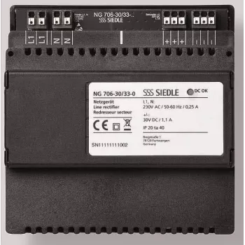 Siedle NG 706-30/33-0 Netzteil Schwarz (210010267-00)