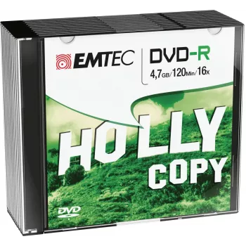DVD-R Emtec ECOVR471016SL 4,7 GB 16x 10 Stück
