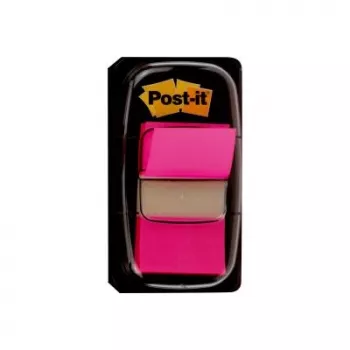 3M Post-it Index Pink, schmal, 50 Haftstreifen Abmessungen, 25,4 x 43,2 mm, im Einwegspender (I680-21)