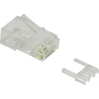 VALUE - Netzwerkanschluss - RJ-45 (M) - ungeschirmt - CAT 6e - durchsichtig (Packung mit 10) (21.99.3062)
