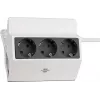 Brennenstuhl 1150070, 3 m, 3 AC-Ausgänge, Innenbereich, IP20, Anthrazit, Weiß, 16 A
