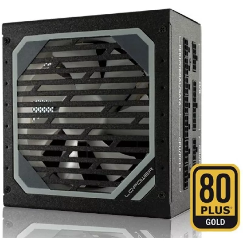 LC Power Super Silent Modular Series LC6550M V2,31 - Netzteil (intern) - ATX12V 2,3 - EPS12V - 80 PLUS Gold - AC 110-240 V - 550 Watt - aktive PFC - Hammered Schwarz (L