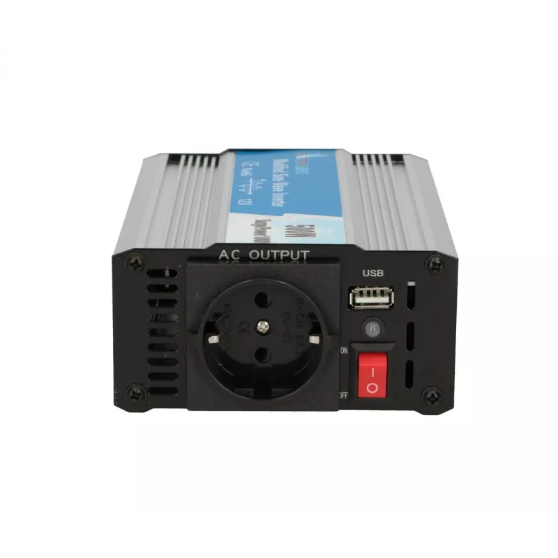 Auto-Spannungswandler Extralink OPIM-500W 12V, 500W modifizierter Sinus, Aluminiumgehäuse, aktive Kühlung