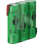 Goobay 3x AA (Mignon) - 2100 mAh, Grün - Lötfahne (Z), Nickel-Metallhydrid-Akku (NiMH), 3,6 V (55652)