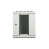 Wandmontierter Schrank Extralink Rackmount-Gehäuse 6U 10 Zoll Grau Schlüsselschloss Kabelmanagement