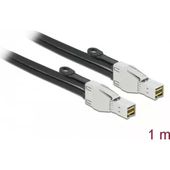 PCI Express Kabel DeLOCK Mini SAS HD SFF-8674 auf SFF-8674 1 m