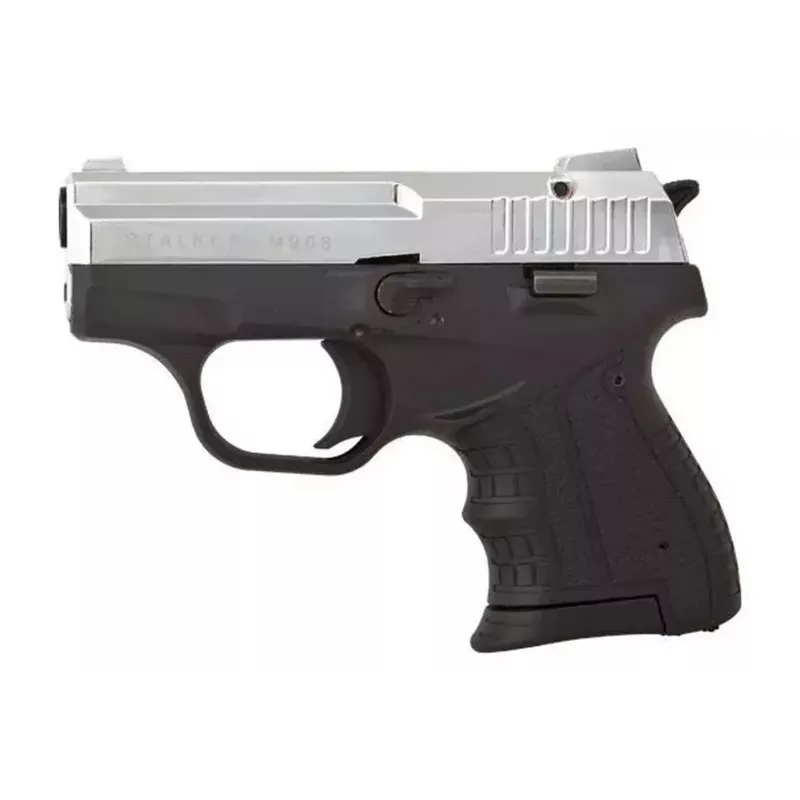 STALKER M906 BAS Alarm-Signalpistole, Kaliber .22 Long Blank (6 mm), Chromblitz