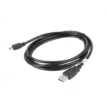USB 2.0 Kabel Mini AM-BM5P 1,8 m schwarz
