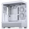PHANTEKS XT View Matrix PC-Gehäuse, Midi-Tower, E-ATX, Temperglas, Matrix LED - Weiß (PH-XT523VM1_DWT01)