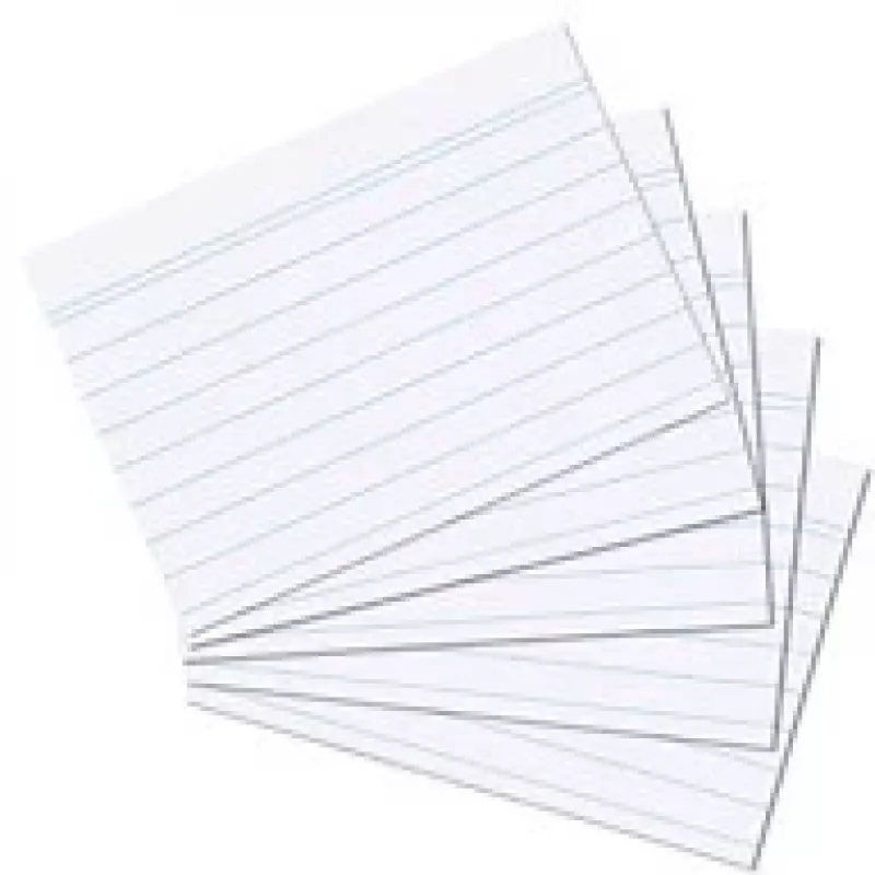 Karteikarten Herlitz 1150507 Weiß 100 Stück