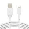 Belkin PVC USB-A auf Lightning 2m Weiß