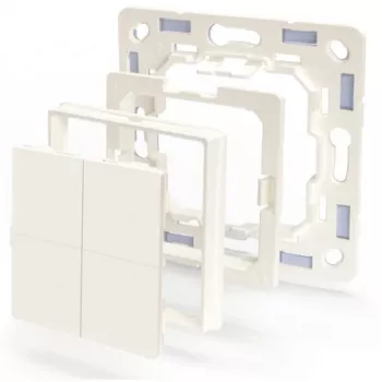 Shelly BLU Wall Switch 4 Lichtschalter Kunststoff Elfenbein Steuerungstyp: Tasten