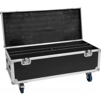 Roadinger Flightcase für 2x LED TMH Bar-S120 mit Rollen — schützender Transportkoffer