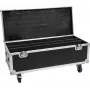 Roadinger Flightcase für 2x LED TMH Bar-S120 mit Rollen — schützender Transportkoffer
