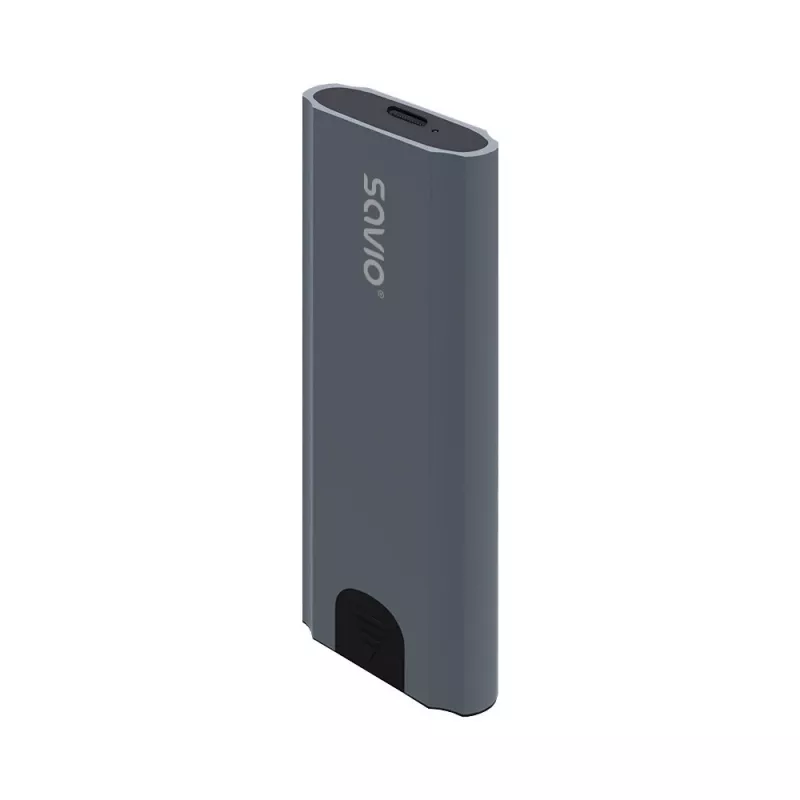 M.2 SSD-Gehäuse SAVIO AK-67 Grau, USB 10 Gbit/s, Unterstützung für einzelne M.2-Laufwerke