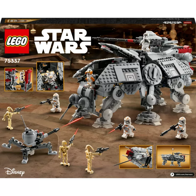 LEGO Star Wars: AT-TE Walker Set mit Droiden-Figuren (75337)