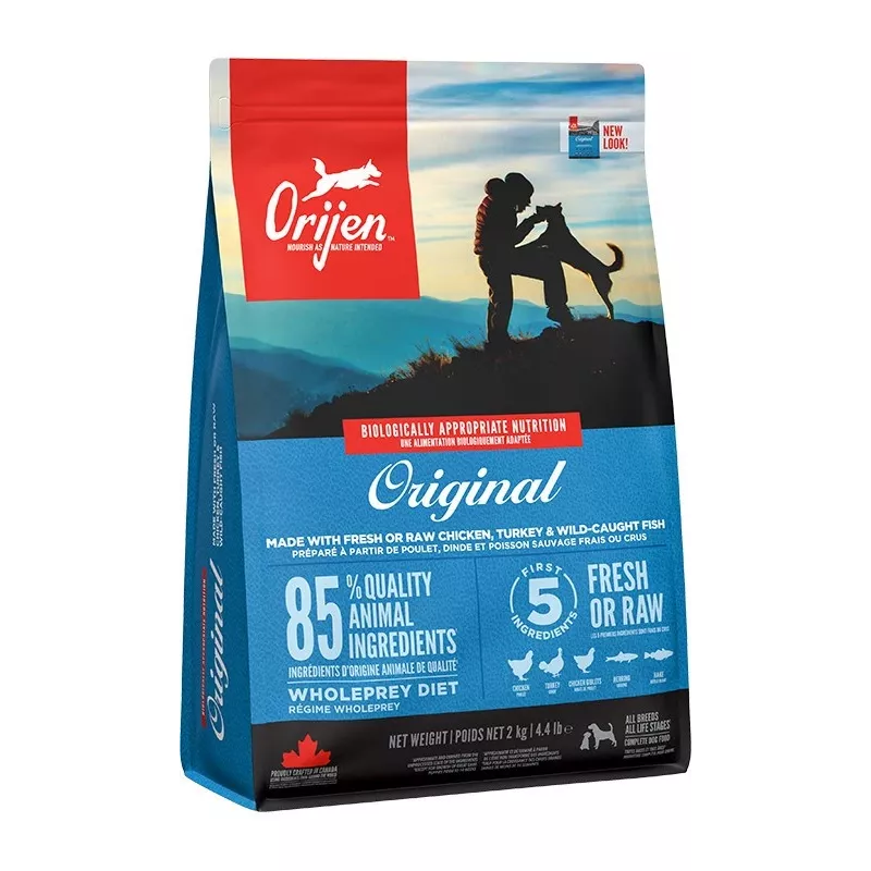 ORIJEN Dog Original - Trockenfutter für Hunde - 2kg