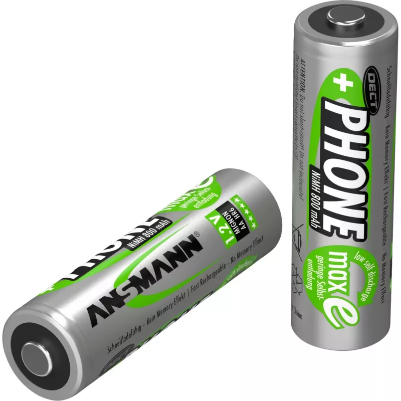 Batterie Ansmann Blister 2 X DECT Accu AA 800mAh