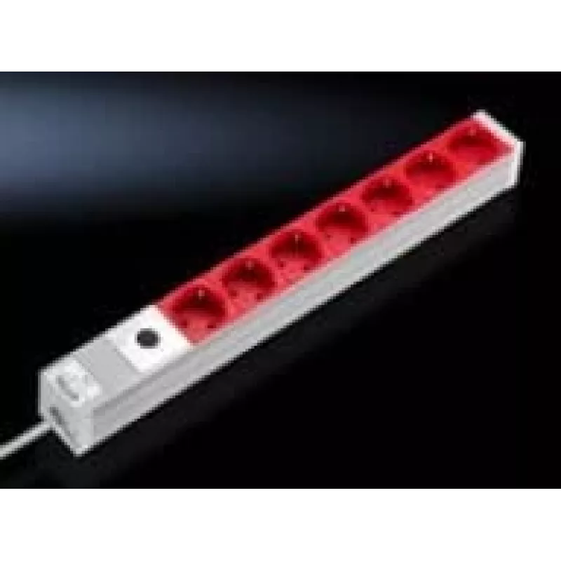 Rittal - Verlängerungskabel (Rack - rack-montierbar) - 7 Ausgangsstecker (7240.260)