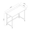 Maclean Klapptisch, schwarz, mobil, 100 x 50 cm, max. 50 kg MC-1250 B