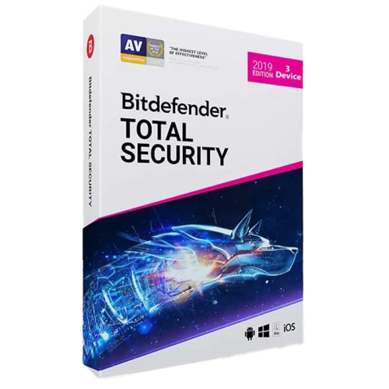 Bitdefender Total Security | 3 PC | 1 Jahr | Nur EU