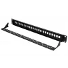 Patchpanel Extralink 24-Port U/UTP (UTP) modular, 1U, schwarz, 482,6 mm Breite