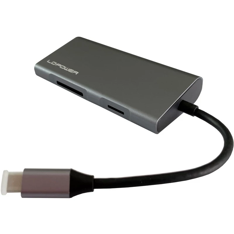 Laptop-Dock LC-Power LC-HUB-C-MULTI-5 USB 3.2 Gen 1 Type-C kabelgebunden