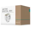 Luftkühler DeepCool AK700 Digital WH, 120 mm Lüfter, unterstützt AM5/AM4/LGA 1700/1200/1155/1151/1150, weiß