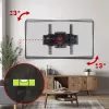 Wand-TV-Halterung MACLEAN MC-781 für Bildschirme von 66–177,8 cm (26–70 Zoll), neigbar -12–2°, VESA 100x100–400x400, max. Belastbarkeit 45 kg, schwarz