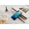 Handyhülle iKins für iPhone XS Max — blauer See schwarzes Finish