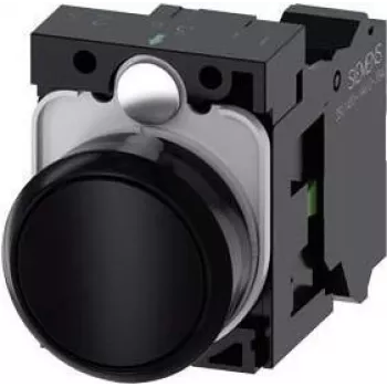 Siemens 3SU1100-0AB10-3BA0 elektrischer Antrieb Schwarz