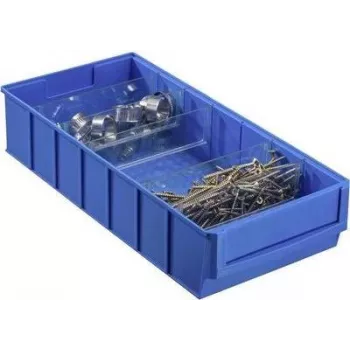 Aufbewahrungsbox Allit 456550, Abmessungen 185×400×81 mm, blau, Kunststoff