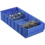 Aufbewahrungsbox Allit 456550, Abmessungen 185×400×81 mm, blau, Kunststoff