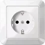 Merten MEG2300-1019 Steckdose CEE 7/3 Weiß (MEG2300-1019)