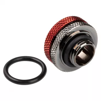 BitsPower Multi-Link Adapter gerade G1/4 Zoll AG auf 16 mm AD Hardtube, glänzend schwarz