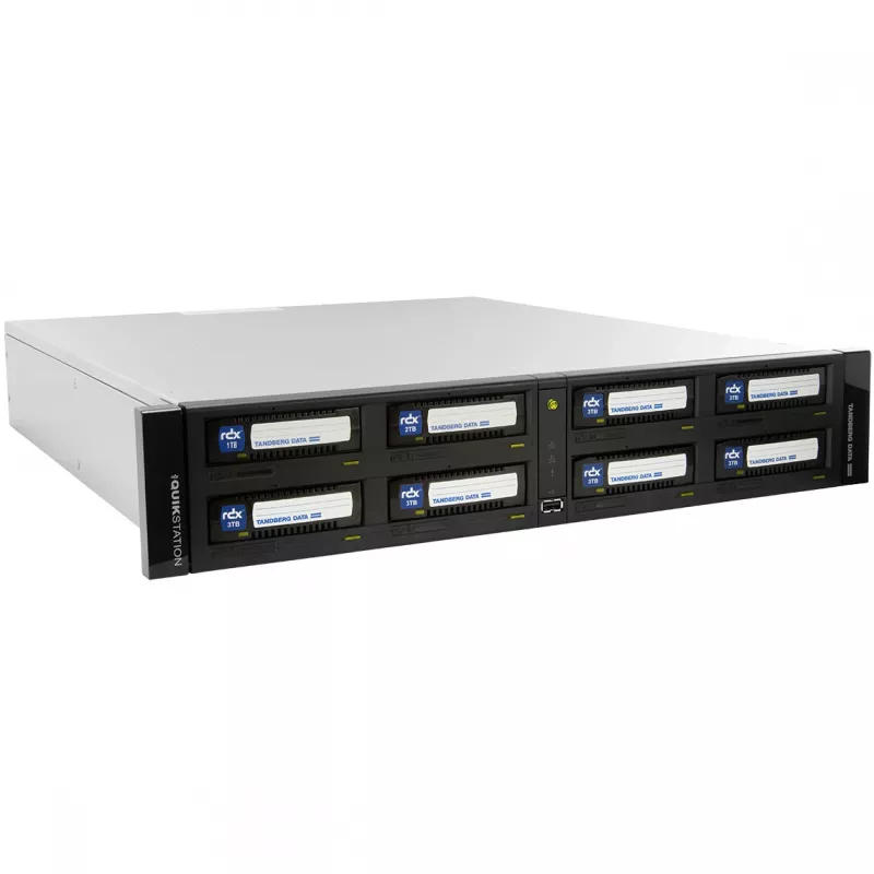 Tandberg RDX QuikStation 8 RM 8-bay 2x 10Gb Ethernet 2U NEU