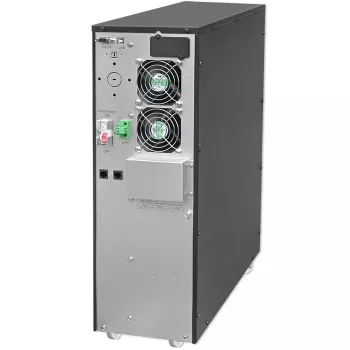 Qoltec 52284 USV unterbrechungsfreie Stromversorgung | 10kVA | 10000W | Leistungsfaktor 1,0 | LCD | EPO | USB | Online