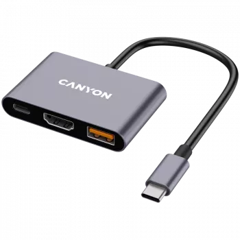 Canyon DS-4 USB Typ-C Hub 10000 Mbit/s HDMI USB 3.2 Gen 2