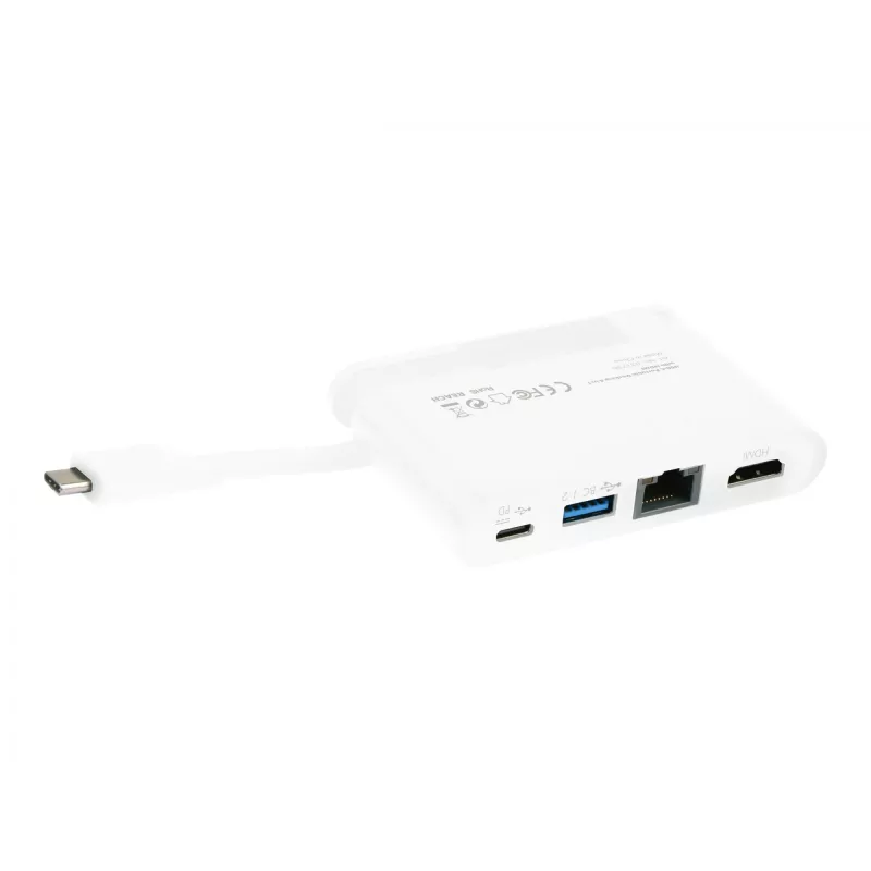 DICOTA USB-C Portable Docking 4-in-1 mit HDMI - Dockingstation - USB-C - HDMI (D31730)