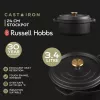 Gusseiserner Schmortopf Russell Hobbs 24 cm, schwarz