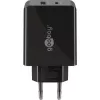 Wentronic 61673 Ladegerät für Mobilgeräte Universal Schwarz AC Schnellladung Innenbereich (61673)