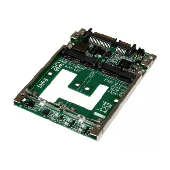 StarTech.com Dual mSATA SSD zu 2,5 inch SATA RAID Adapter Konverter