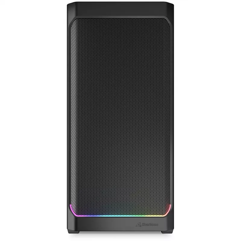PC-Gehäuse Sharkoon AK4W RGB Streifen Midi Tower Schwarz