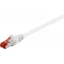 Wentronic Goobay Patchkabel RJ45 S/FTP Cat6 1,00 m Weiß PIMF (80278)