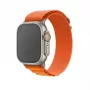 Armband GUAN Premium Plus für Apple Watch Orange/Grau kompatibel mit 42/44/45/46/49 mm