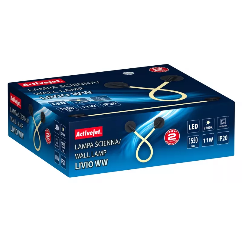 Activejet LED-Wandlampe AJE-LIVIO WW