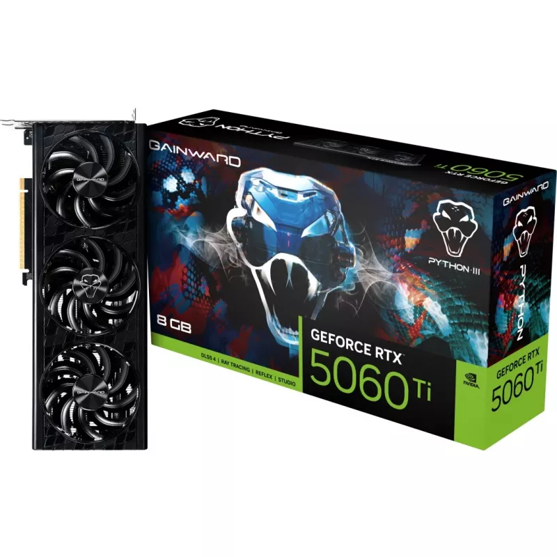 Gainward GeForce RTX 5060 Ti Python III 8GB GDDR7 Grafikkarte