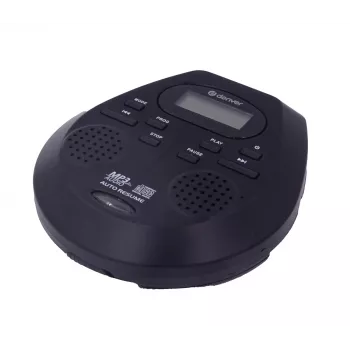Tragbarer CD-Player Denver DMP-395B Schwarz MP3-Wiedergabe LCD-Anzeige