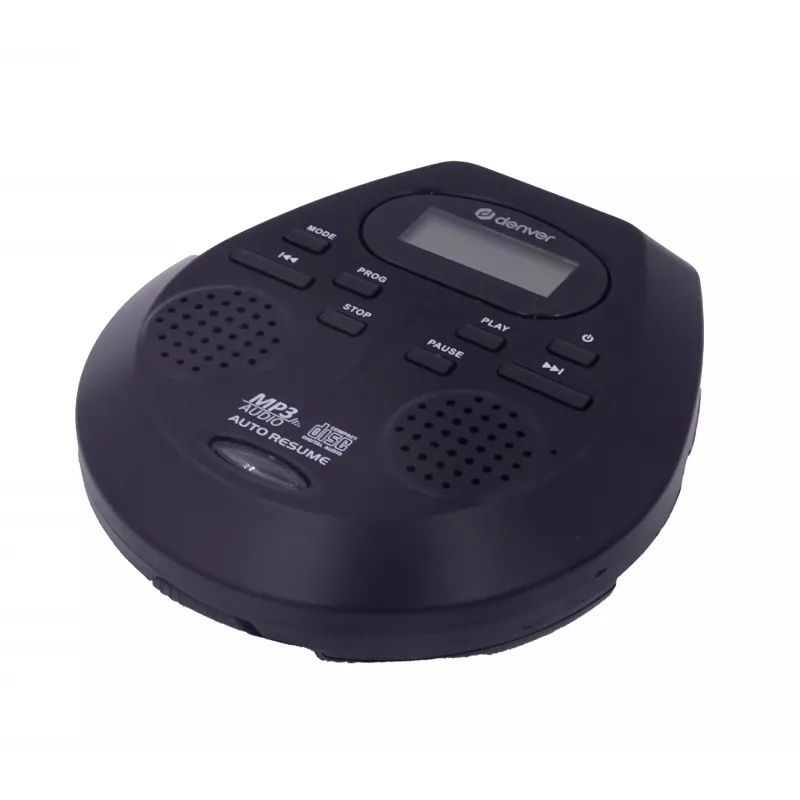 Tragbarer CD-Player Denver DMP-395B Schwarz MP3-Wiedergabe LCD-Anzeige